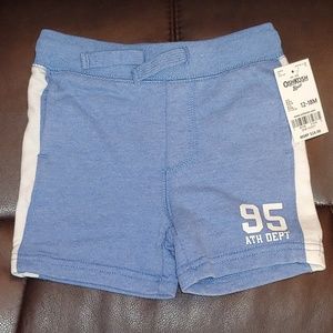 OshKosh Varsity Knit Baby Boy Shorts Blue